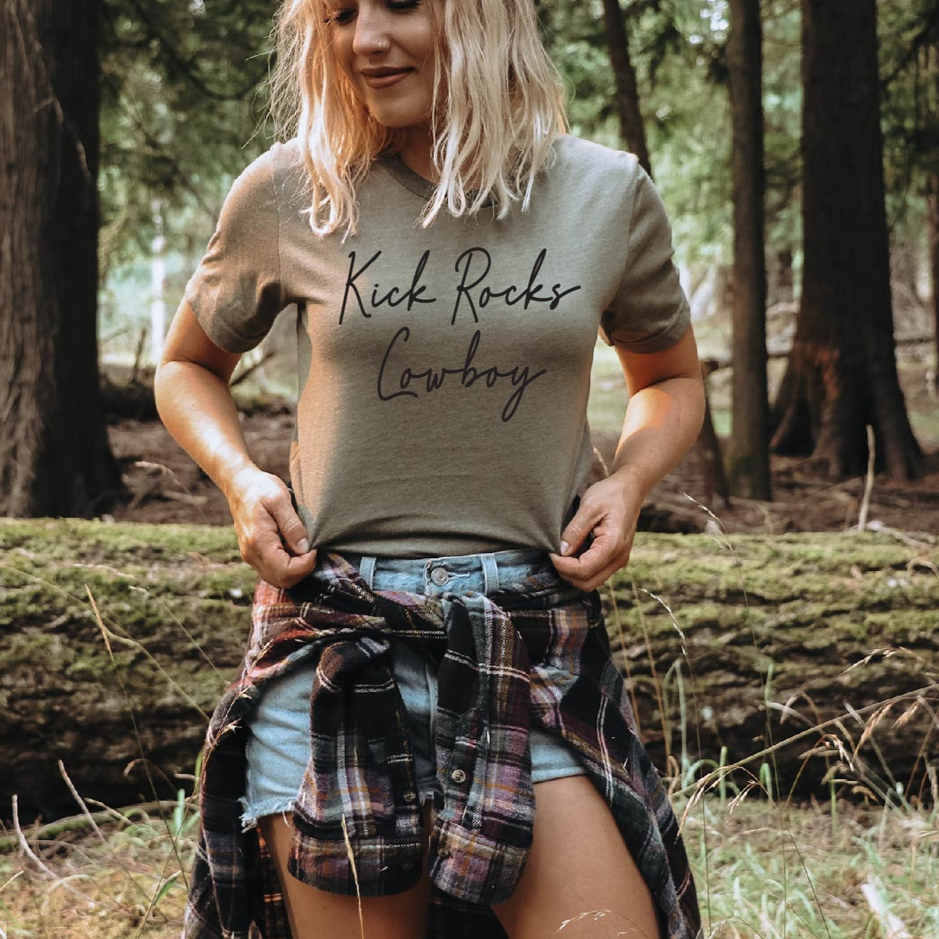 Heather Olive Tshirt