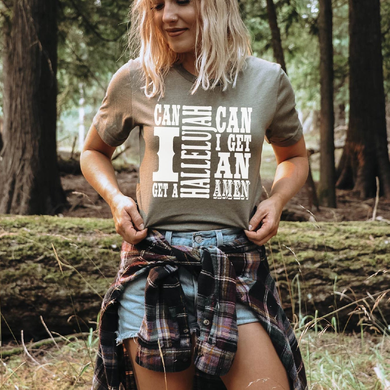 Heather Olive Tshirt