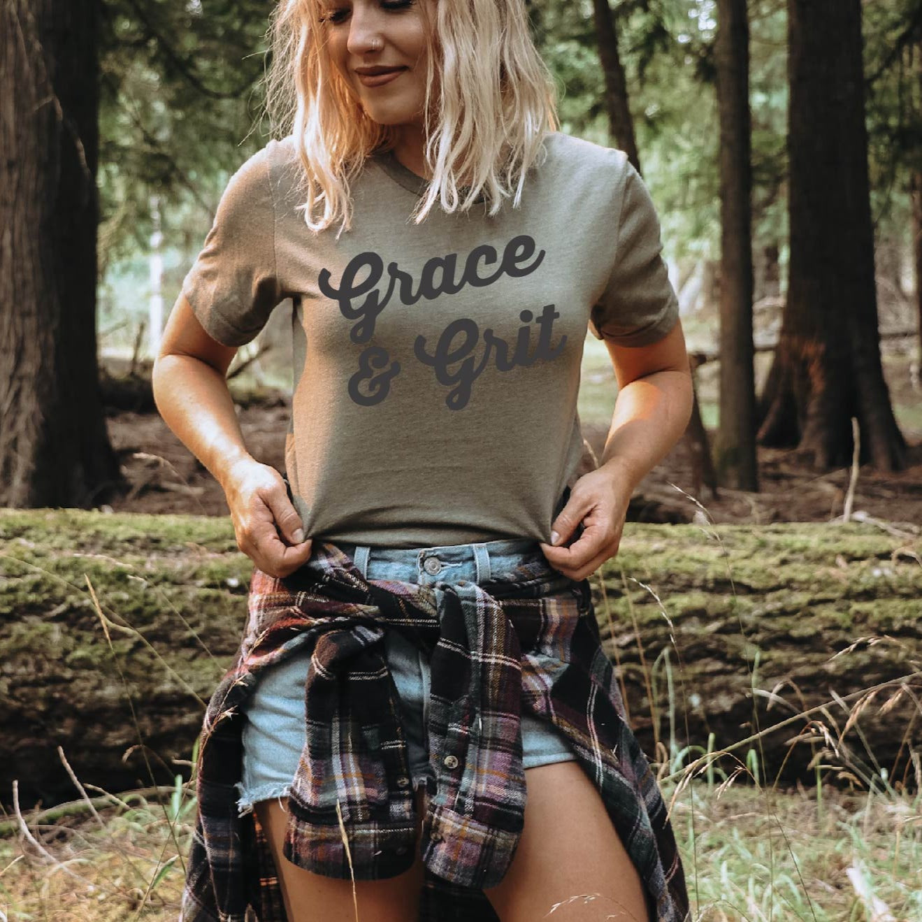 Heather Olive Tshirt