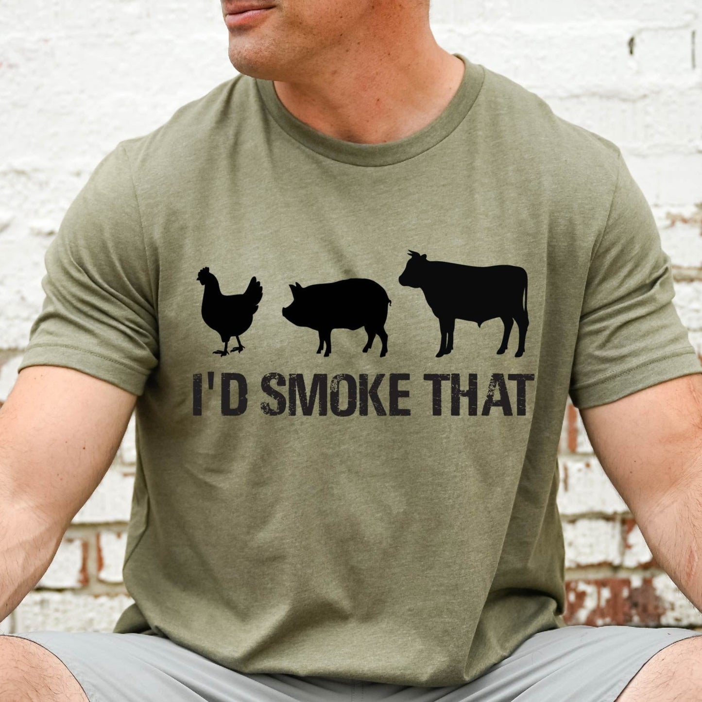 Heather Olive Tshirt