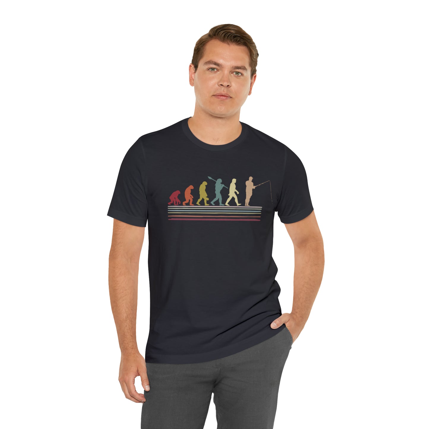 Caveman Fishing T-Shirt