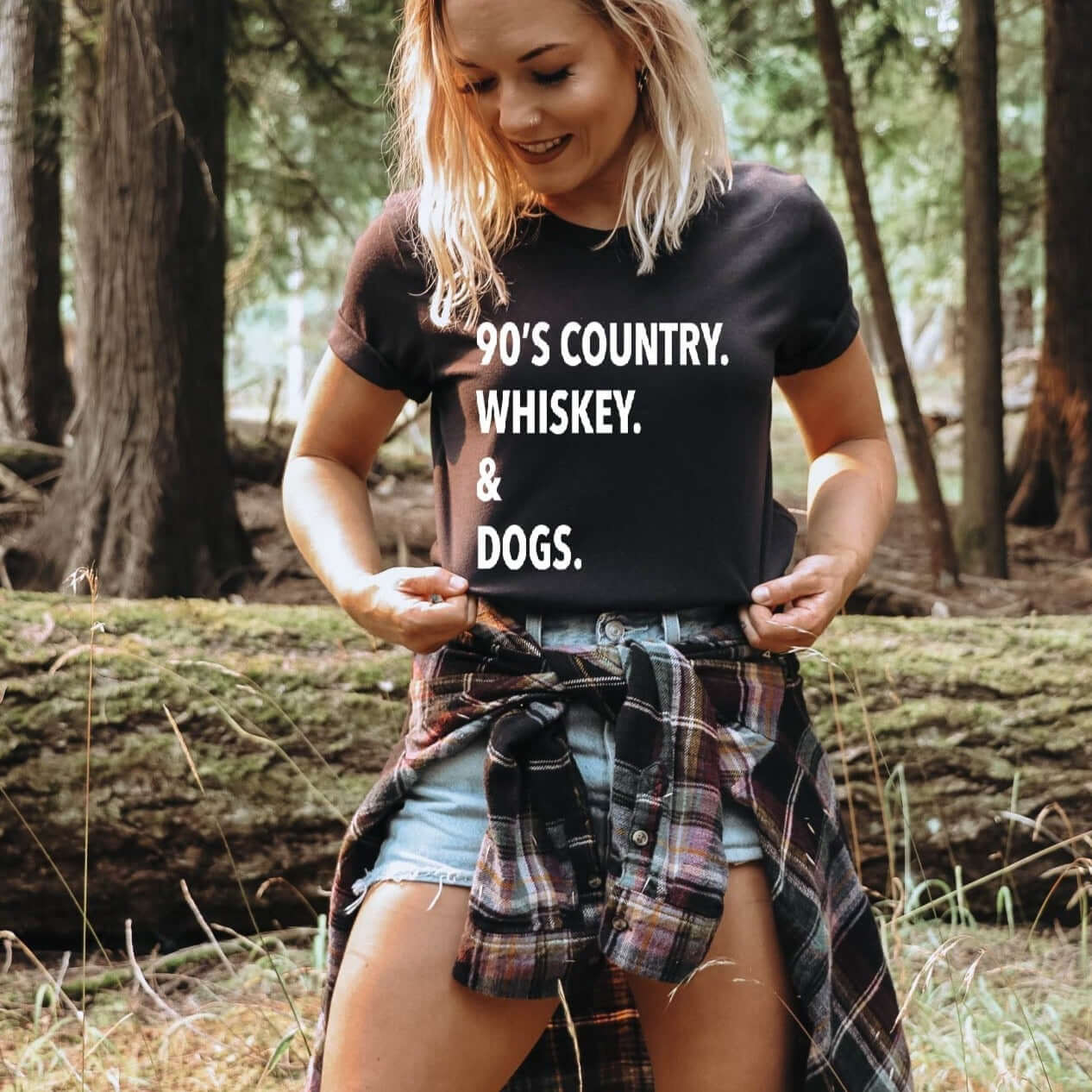 90s Country Whiskey and Dogs
