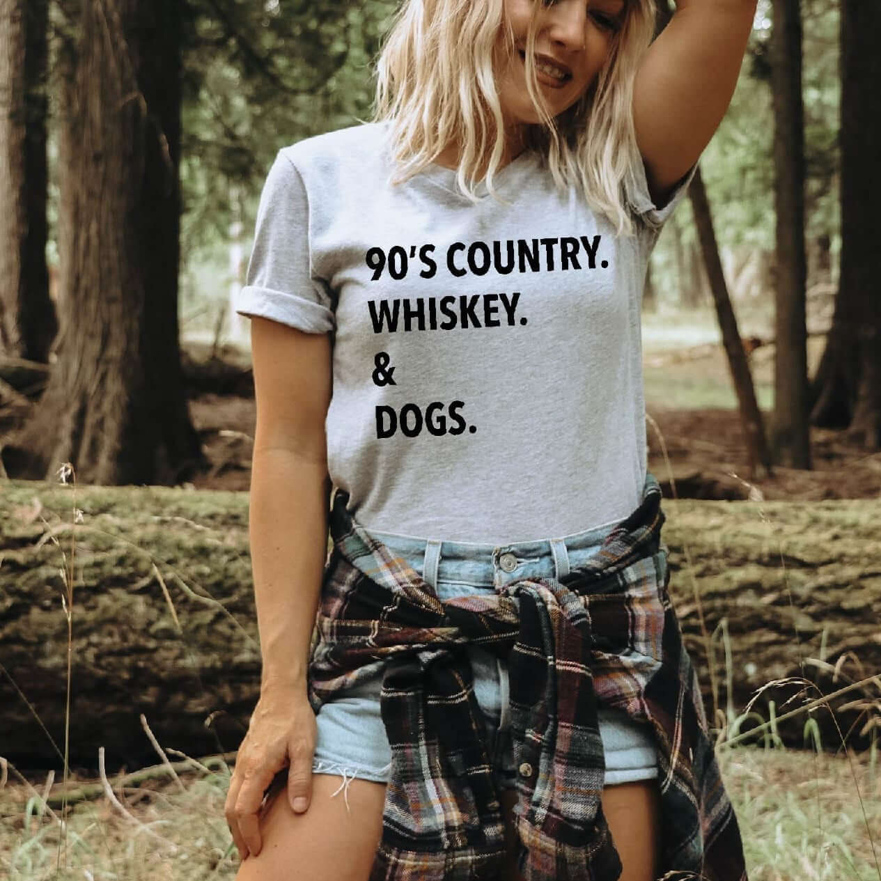 90s Country Whiskey and Dogs