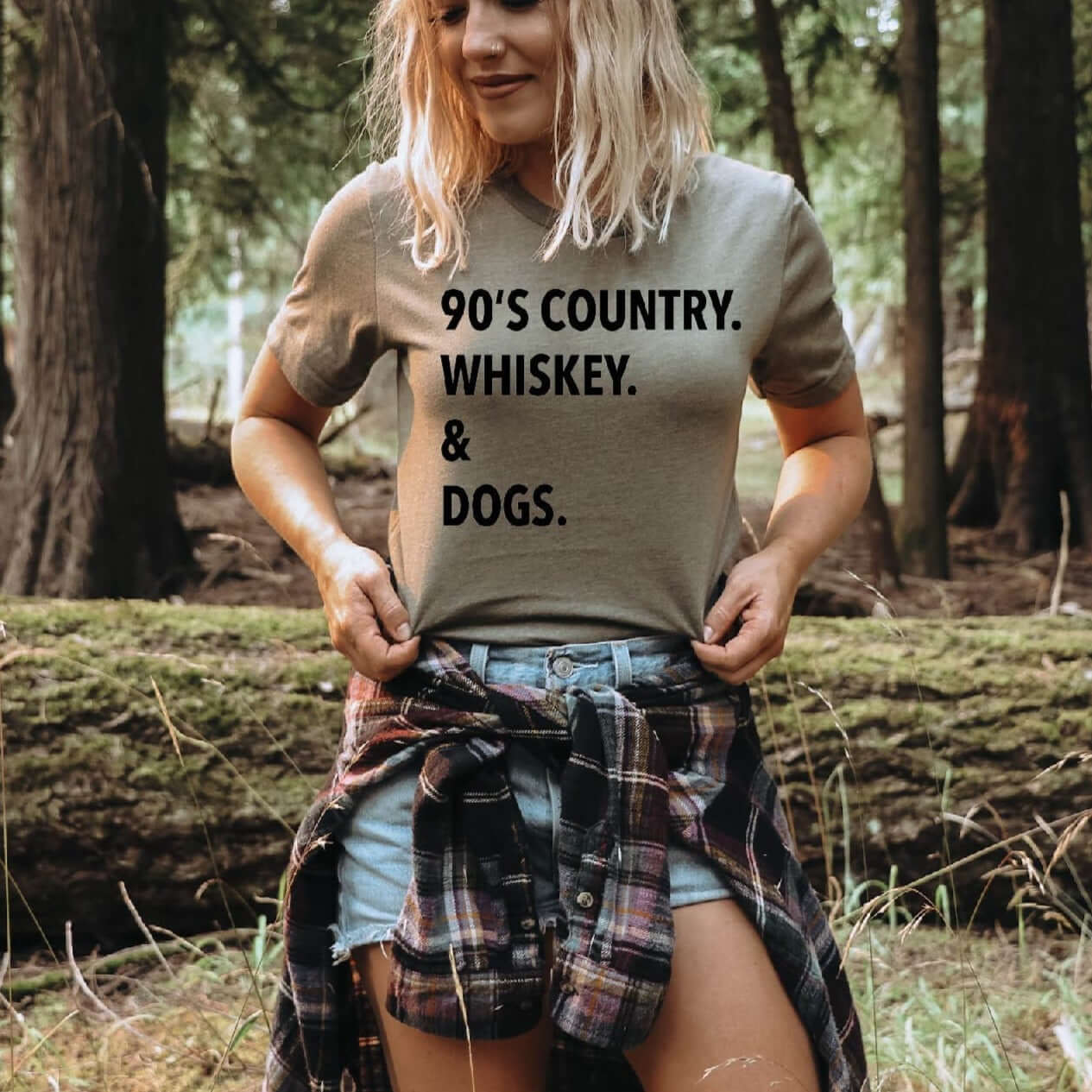 90s Country Whiskey and Dogs