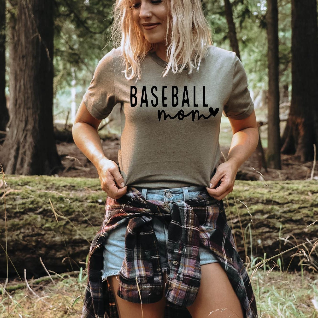 Heather Olive Tshirt