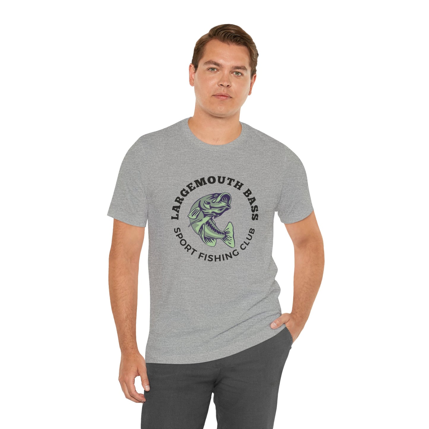 LargeMouth Bass Sports fishing Club T-Shirt