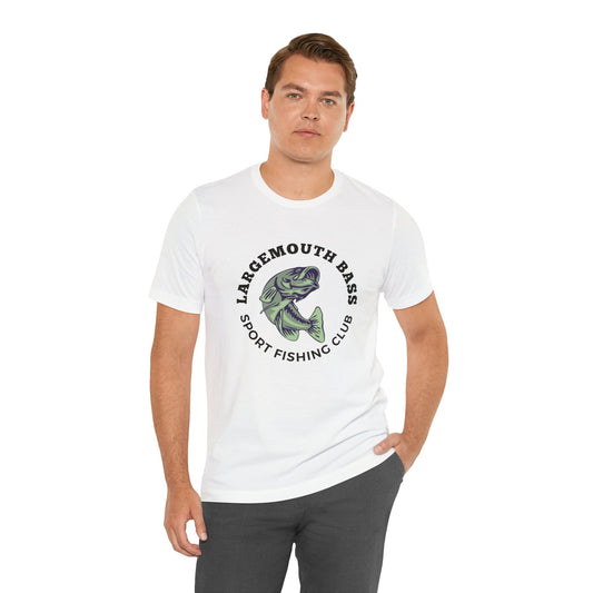 LargeMouth Bass Sports fishing Club T-Shirt